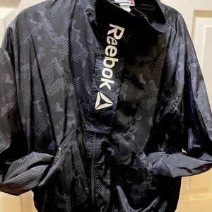 Reebok black windbreaker jacket
